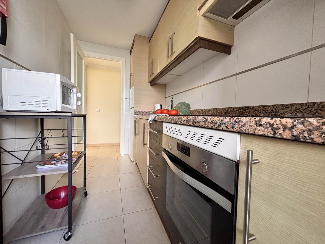 Separate kitchen with oven and ceramic hob