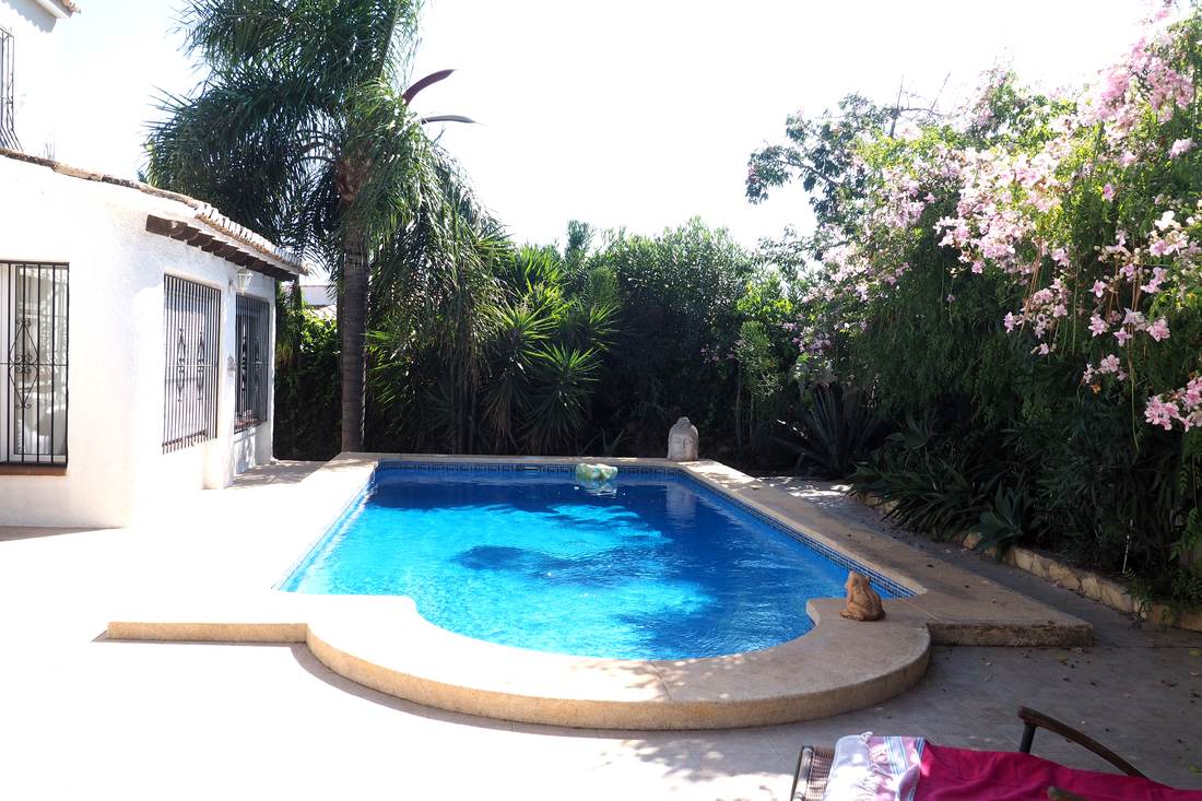 La piscina y el jardín — Villa Ricarlos