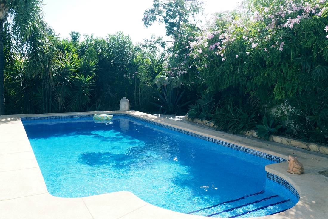 La piscina y el jardín — Villa Ricarlos