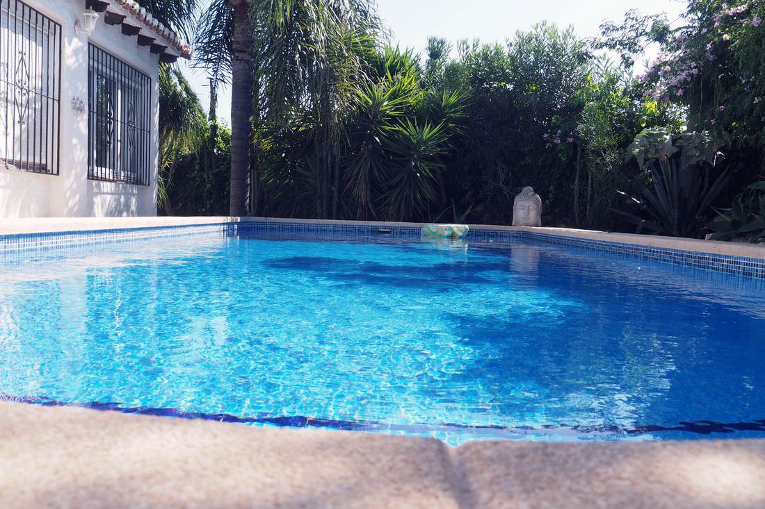 La piscina y el jardín — Villa Ricarlos